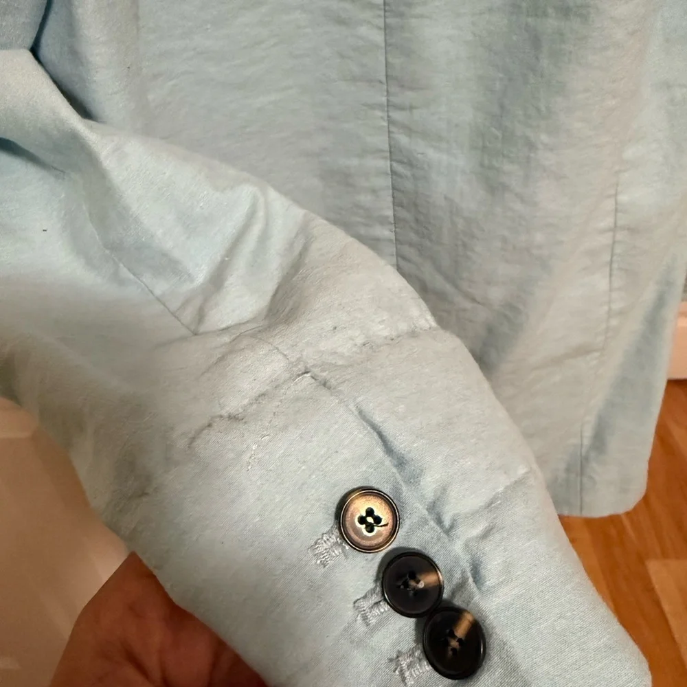 Zara Soft Blue Jacket - Picture 7 of 9